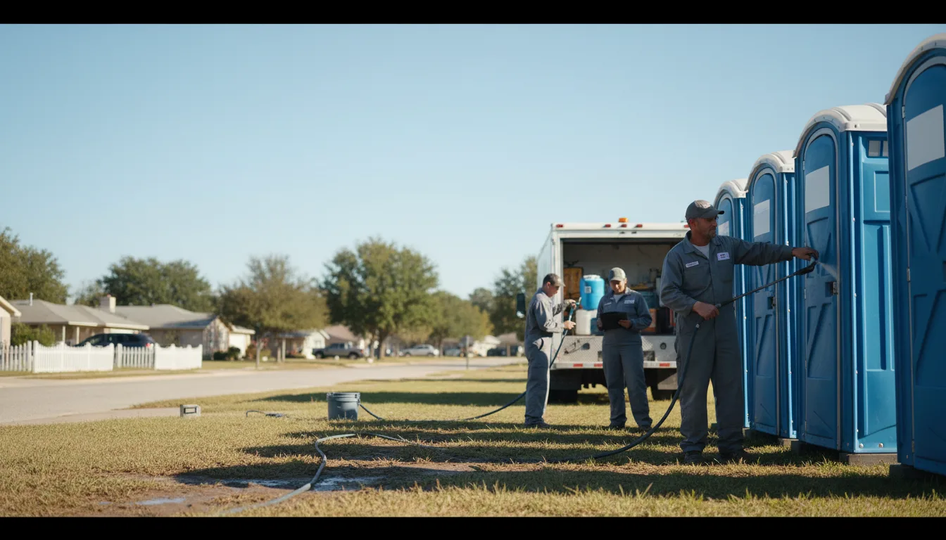 Long-Term Portable Toilet Rental in Doddridge, AR near me